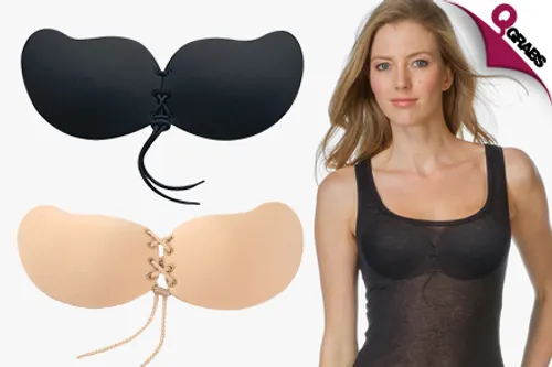 For QR39 Push 'em Up with Stick-On Push-Up Strapless Bras! (QR69 Value)